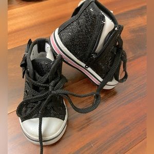 Black toddler converse dupes